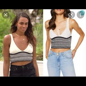 Ramy Brook Jenna Crochet Crop Top